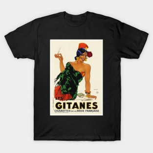 Retro poster - pub - vintage - Gitanes - T-Shirt